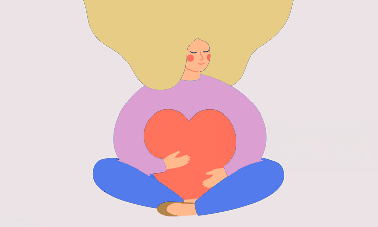 Ilustración de bienestar físico, emocional y espiritual. Beneficios de la práctica de Magic Ten de Jivamukti.